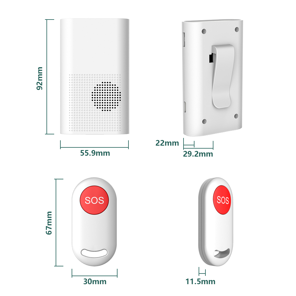 老人闪光震动门铃呼叫器